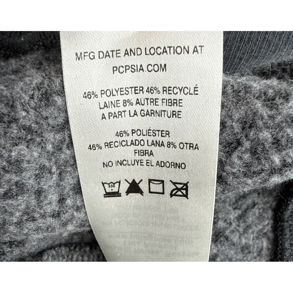 Patagonia Better Sweater Woolyester‎ 1/4 Zip Women's M Gray Fleece Pullover